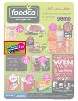 Foodco Gauteng & Polokwane : No Frills, Just Value (25 Jul - 29 Jul), page 1