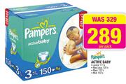 Pampers Active Baby Maxi Plus 120's-Per Pack