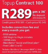 Blackberry Curve 9320-Topup Contract 100