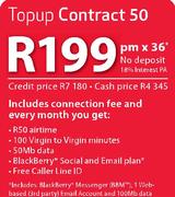 Blackberry Curve 9320-Topup Contract 50
