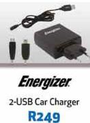 Samsung Galaxy S3 Energizer 2-USB Car Charger