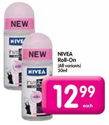 Nivea Roll-On-50ml Each