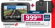 Tomtom Via Live 120+Free Case