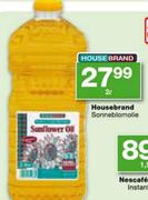 Housebrand Sunflower Oil-2ltr