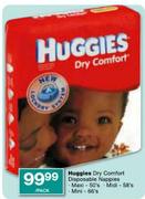Huggies Dry Comfort Disposable Nappies Mini-66's Per Pack