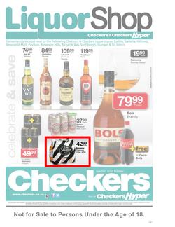 Checkers KZN : Liquor Shop (23 Jul - 4 Aug), page 1