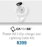 iPhone 5 Capdase Powe Kit (Car Charger And Lightning Cable Kit) 