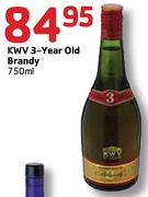 KWV 3-Year Old Brandy-750ml