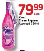 Kandi Cream Liqueur-750ml Each