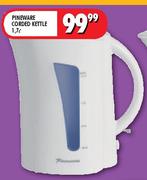 Pineware 1.7Ltr Corded Kettle