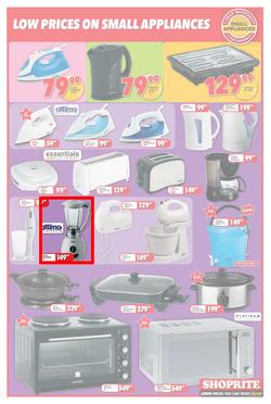 Shoprite Gauteng : The Giant Small Appliance Promotion (22 Aug - 8 Sep 2013), page 2