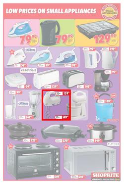 Shoprite Gauteng : The Giant Small Appliance Promotion (22 Aug - 8 Sep 2013), page 2
