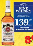 Jim Beam Bourbon Whiskey-750ml