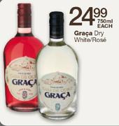 GracaDry White/Rose-750ml Each