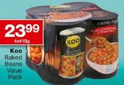 Koo Baked Beans Value Pack-4 x 410g 