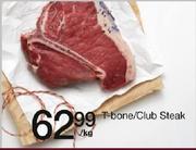 T-Bone/Club Steak Per Kg