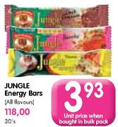 Jungle Energy Bars(All Flavours)-Each