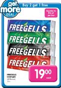 Freegells Lozenges(All Flavours)-12's pack Each
