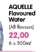 Aquelle Flavoured Water(All Flavours)-6x500ml Each