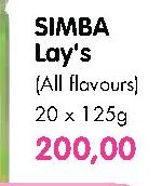 Simba Lay's(All Flavours)-20x125gm 