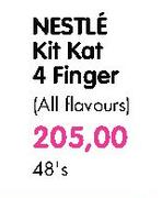 Nestle Kit Kat 4 Finger(All Flavours)-48's 