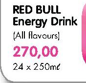 Red Bull Energy Drink(All Flavours)-24x250ml Each