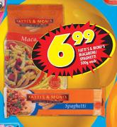 Fatti's & Moni's Macroni/Spaghetti-500g Each