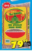 Taj Mahal Red Speckled Sugar Beans-5Kg