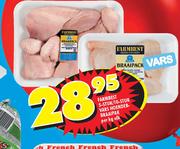 Farmbest 5-Stuk/10-Stuk Vars Hoenderbraaipak-Per Kg Elk
