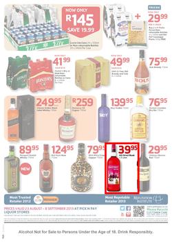 Pick N Pay : Liquor (23 Aug - 8 Sep 2013), page 2