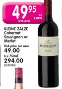 Kleine Zalze Cabernet Sauvignon Or Merlot-750ml