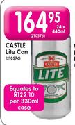 Castle Lite Can-24x440ml