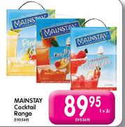 Mainstay Cocktail Range-3Ltr Each