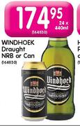 Windhoek Draught NRB Or Can-24x440ml