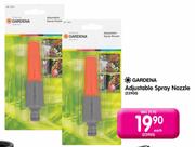 Gardena Adjustable Spray Nozzle-Each