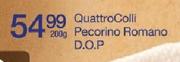 Quattro Colli Pecorino Romano D.O.P.-200gm