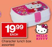 Character Lunch Box-Each