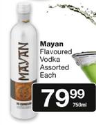 Mayan Flavoured Vodka-750ml