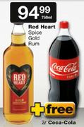 Red Heart Spice Gold Rum-750ml