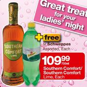 Southern Comfort/Southern Comfort Lime-750ml Each