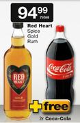 Red Heart Spice Gold Rum-750ml