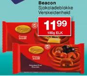 Beacon Sjokoladeblokke Verskeidenheid-180gm ELK
