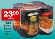 Koo Baked Beans Value Pack-4x410gm