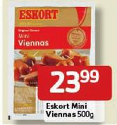 Eskort Mini Viennas-500gm Each