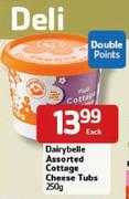 Dairybelle Assorted Cottage Cheese Tubs-250gm Each
