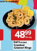 Pnp Frozen Crumbed Calamari Rings- Per Kg