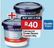 Lancewood Cream Cheese-2 x 230gm