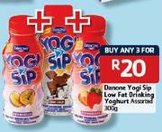 Danone YogiSip Low Fat Drinking Yoghurt-3x300Gm