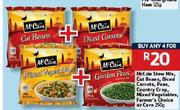 Mccain Stew Mix Cut Beans, Diced Carrots, Peas Country Crop Mixed vegetables-4x250Gm