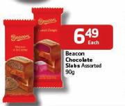 Beacon Chocolate Slabs Assorted-90g Each